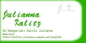 julianna kalitz business card